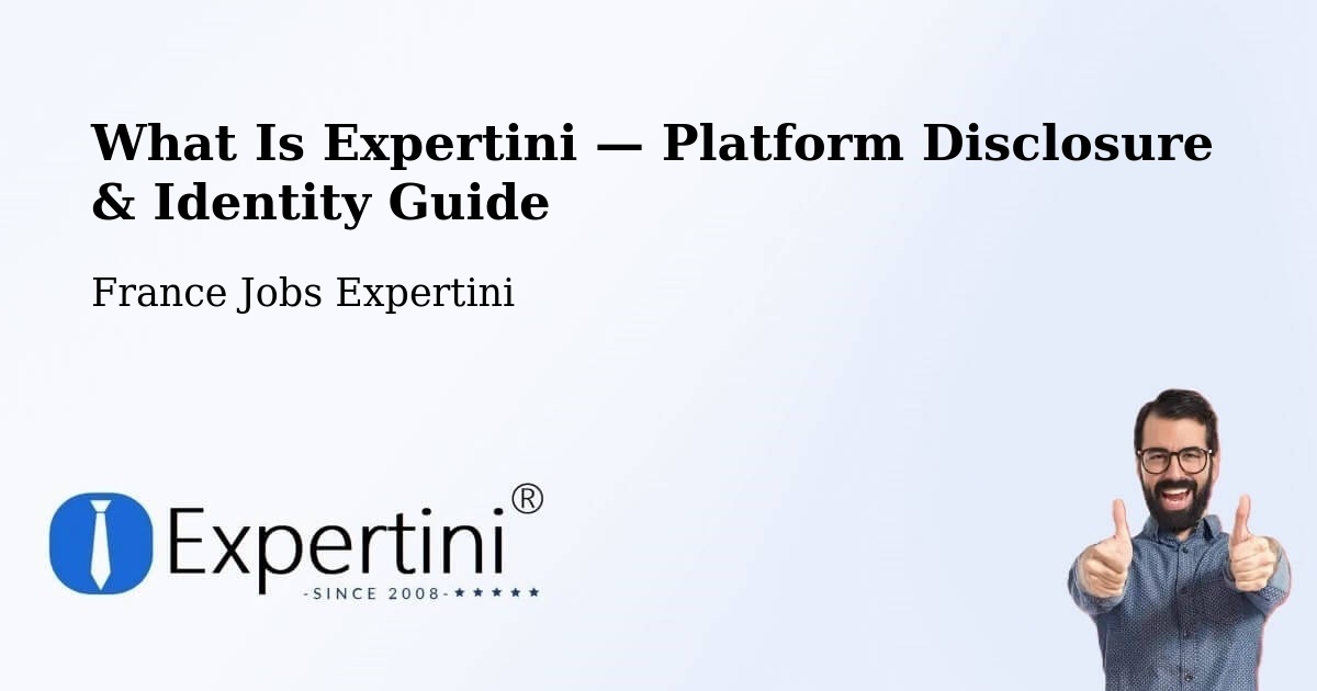 What Is Expertini — Platform Disclosure & Identity Guide – Guémar
